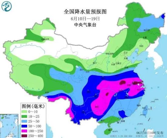 最新未来十天全国降水预测及论述